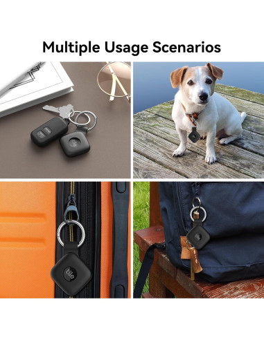 Funda de Silicona SkyArmor para Tile Mate 2024 - 2 Paquete Negro