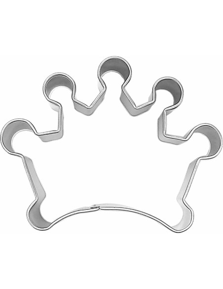 Cortador de Galletas Corona Grande Comais Acero Inoxidable Cortador de Galletas Corona Grande Comais Acero Inoxidable