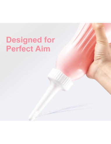 Bidet Portátil OFFO Rosa 500ml con Bolsa de Viaje