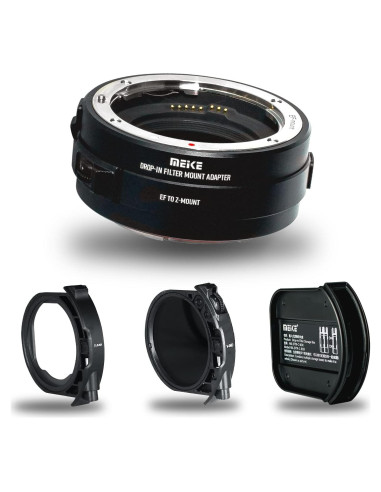 Adaptador de Lente Meike MK-EFTZ-C para Nikon Z con Filtros ND y UV