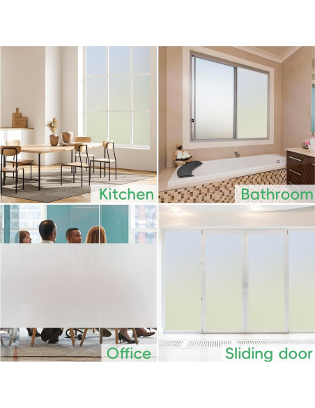 Película de Privacidad para Ventanas Bezavsgnl 44.5x200 cm Película de Privacidad para Ventanas Bezavsgnl 44.5x200 cm