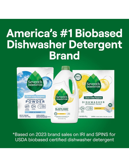 Detergente Líquido para Lavavajillas Seventh Generation 1183 ml Limón Detergente Líquido para Lavavajillas Seventh Generation 1183 ml Limón