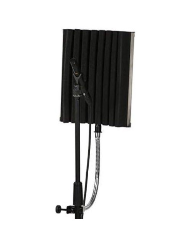 Cabina Vocal Portátil LyxPro VRI-40 con Soporte de Micrófono