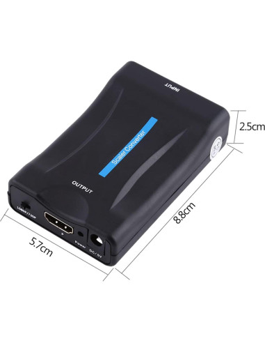 Convertidor SCART a HDMI Beufee 720P 1080P Adaptador