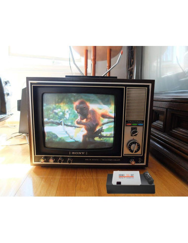 Modulador RF HDMI a Coaxial Quadrivalue - Adaptador VHF