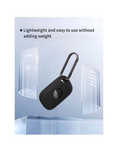 Funda de Silicona para Tile Life360 Pro 2024 - 2 Piezas Negra