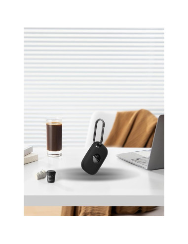 Funda de Silicona para Tile Life360 Pro 2024 - 2 Piezas Negra