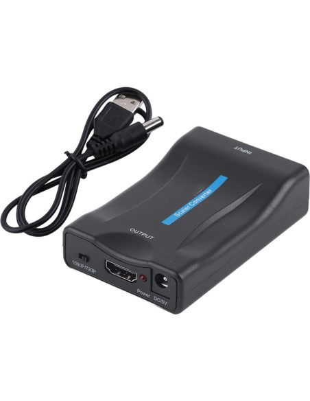 Convertidor SCART a HDMI Beufee 720P 1080P Adaptador Convertidor SCART a HDMI Beufee 720P 1080P Adaptador