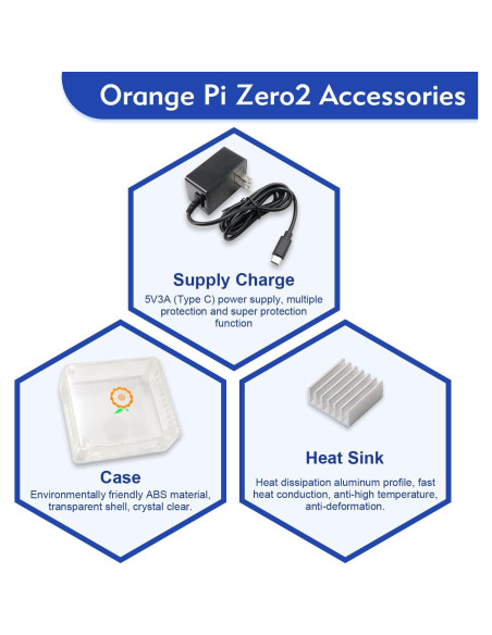 Computadora Orange Pi Zero 2 1GB DDR3 Quad Core 64 Bit Computadora Orange Pi Zero 2 1GB DDR3 Quad Core 64 Bit