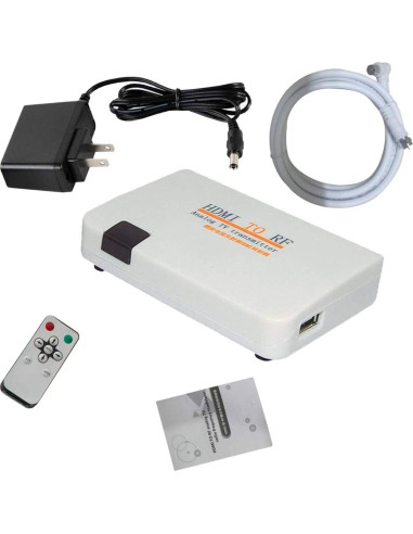 Modulador RF HDMI a Coaxial Quadrivalue - Adaptador VHF