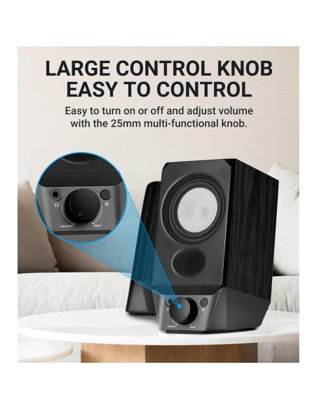 Altavoces Edifier R19BT 2.0 Bluetooth 5.3 Gabinete Madera Altavoces Edifier R19BT 2.0 Bluetooth 5.3 Gabinete Madera