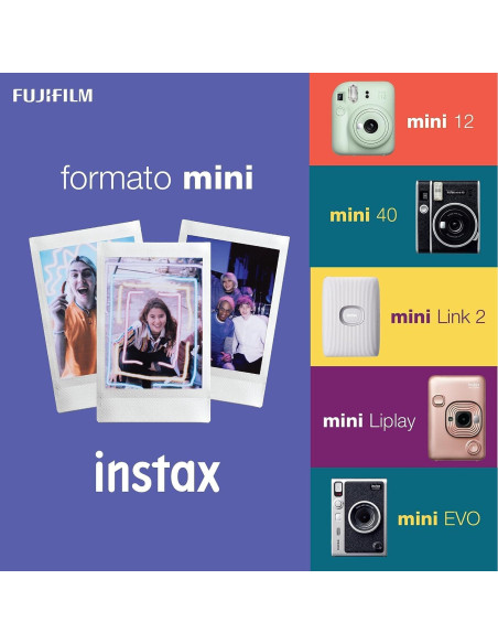 Película Instantánea Fujifilm Instax Mini 50 Hojas Película Instantánea Fujifilm Instax Mini 50 Hojas