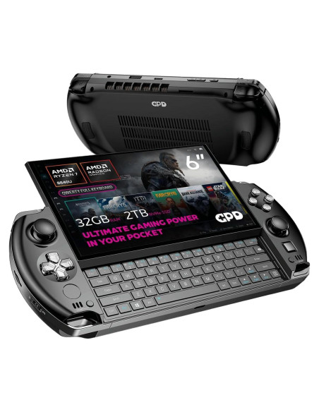 GPD WIN 4 2025 - PC de juegos portátil AMD Ryzen 7, 32GB RAM, 2TB SSD GPD WIN 4 2025 - PC de juegos portátil AMD Ryzen 7, 32GB RAM, 2TB SSD