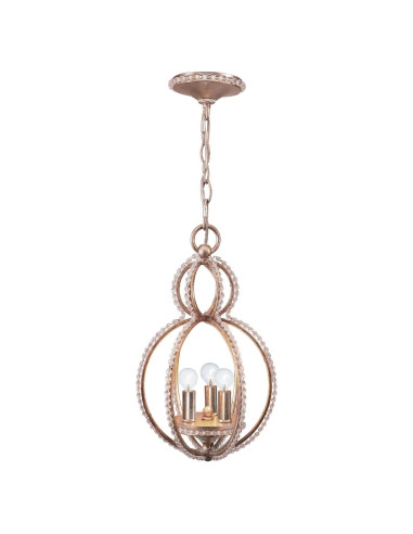 Candelabro Mini Crystorama Garland 3 Luces Crepúsculo 24.1x39.4cm