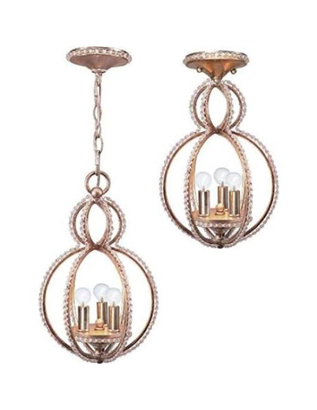 Candelabro Mini Crystorama Garland 3 Luces Crepúsculo 24.1x39.4cm Candelabro Mini Crystorama Garland 3 Luces Crepúsculo 24.1x39.4cm
