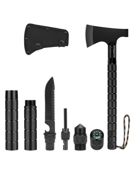 Hacha de Camping Hitdudu Plegable Multi-Herramienta 1kg Hacha de Camping Hitdudu Plegable Multi-Herramienta 1kg