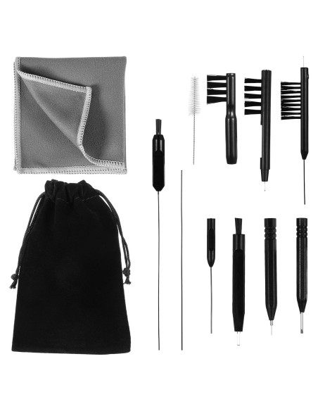 Kit de limpieza para audífonos Psyqtsuary 12 piezas con bolsa Kit de limpieza para audífonos Psyqtsuary 12 piezas con bolsa