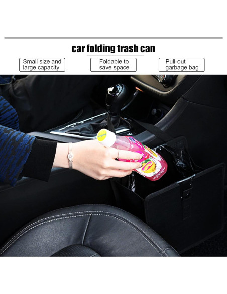 Bolsa de Basura para Auto Miytsya Premium Impermeable 7L Bolsa de Basura para Auto Miytsya Premium Impermeable 7L