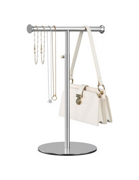 Soporte de Exhibición de Bolsos Niffgaff T Bar Ajustable Soporte de Exhibición de Bolsos Niffgaff T Bar Ajustable