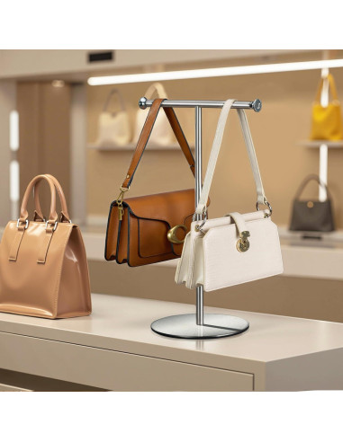 Soporte de Exhibición de Bolsos Niffgaff T Bar Ajustable