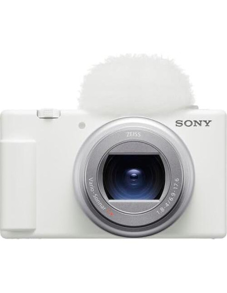 Cámara Vlog Sony ZV-1 II Blanca con Accesorios y Paquete de Viaje Cámara Vlog Sony ZV-1 II Blanca con Accesorios y Paquete de Viaje