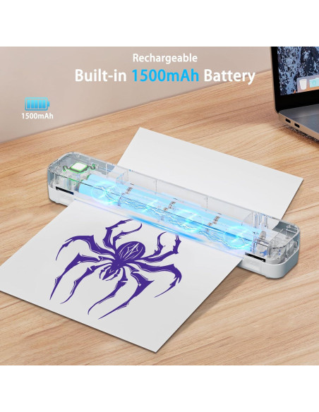Impresora Térmica de Tatuajes YUEBBB C80S Inalámbrica Bluetooth Impresora Térmica de Tatuajes YUEBBB C80S Inalámbrica Bluetooth