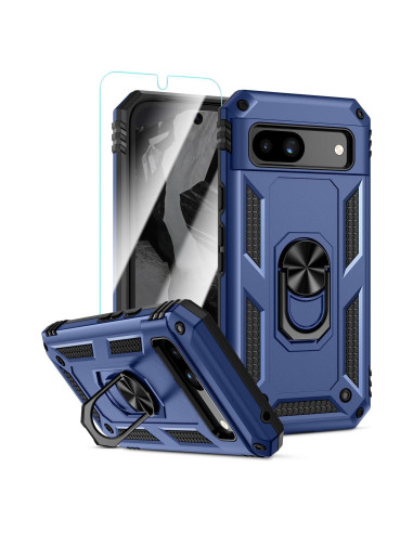 Funda Caka para Google Pixel 8a con Protector de Pantalla HD - Azul