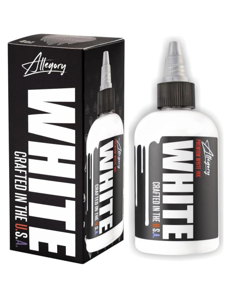 Tinta para Tatuajes Blanca Premium Allegory 113.4 g Vegana Tinta para Tatuajes Blanca Premium Allegory 113.4 g Vegana