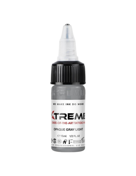 Tinta para Tatuajes Xtreme 0.5 oz Gris Opaco Claro a Base de Agua Tinta para Tatuajes Xtreme 0.5 oz Gris Opaco Claro a Base de Agua