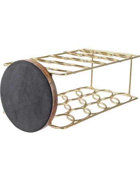 Soporte para cápsulas de café MyGift de metal y madera 30 unidades Soporte para cápsulas de café MyGift de metal y madera 30 unidades