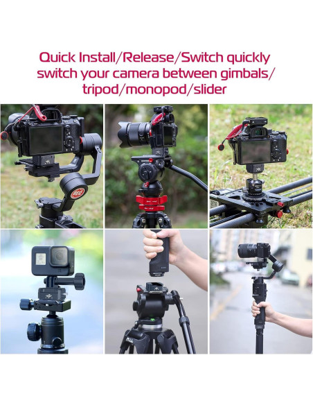 Montura de trípode ULANZI Hummingbird QR para cámaras DSLR Montura de trípode ULANZI Hummingbird QR para cámaras DSLR