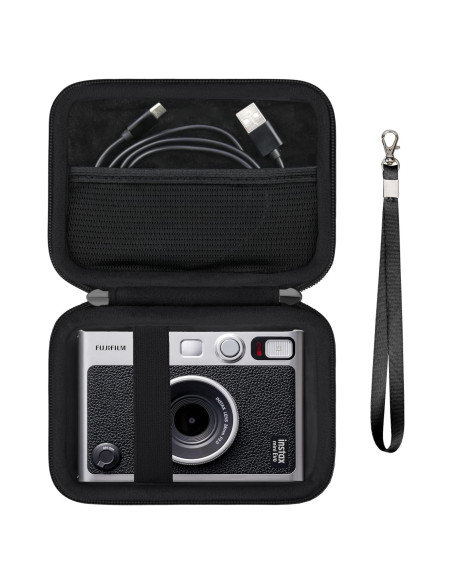 Funda Dura para Cámara Instantánea Fujifilm Instax Mini EVO Negra Funda Dura para Cámara Instantánea Fujifilm Instax Mini EVO Negra