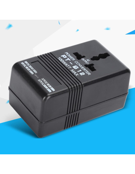 Convertidor de Voltaje Naroote PT-S12 100W para Viajes Convertidor de Voltaje Naroote PT-S12 100W para Viajes