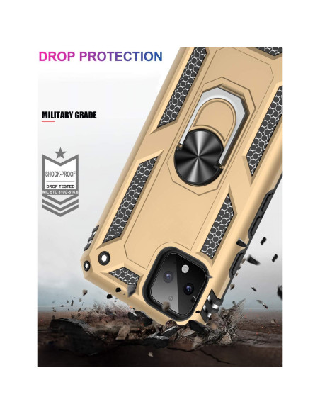 Funda Protectora LUMARKE para Google Pixel 4 Amarilla con Soporte Funda Protectora LUMARKE para Google Pixel 4 Amarilla con Soporte