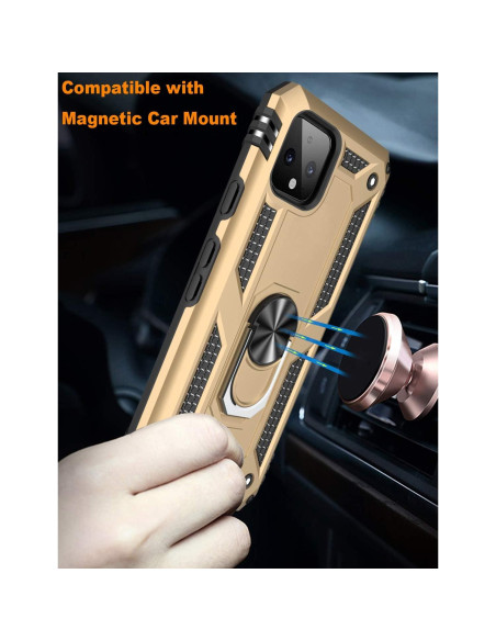 Funda Protectora LUMARKE para Google Pixel 4 Amarilla con Soporte Funda Protectora LUMARKE para Google Pixel 4 Amarilla con Soporte