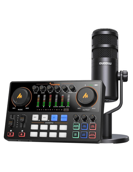 Micrófono Dinámico Cardioide MAONO XLR para Podcasting Micrófono Dinámico Cardioide MAONO XLR para Podcasting