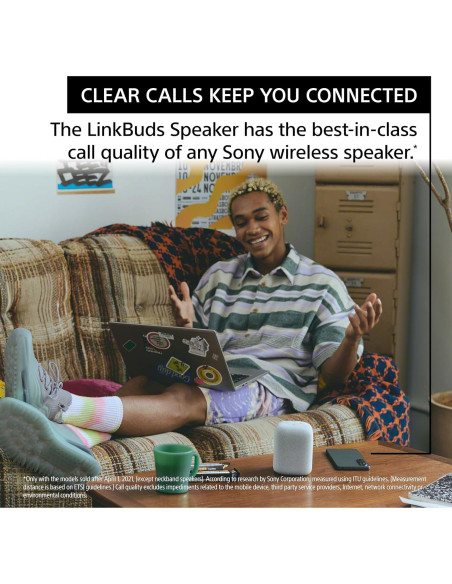 Altavoz Bluetooth Portátil Sony LinkBuds - Negro, 25h Batería Altavoz Bluetooth Portátil Sony LinkBuds - Negro, 25h Batería