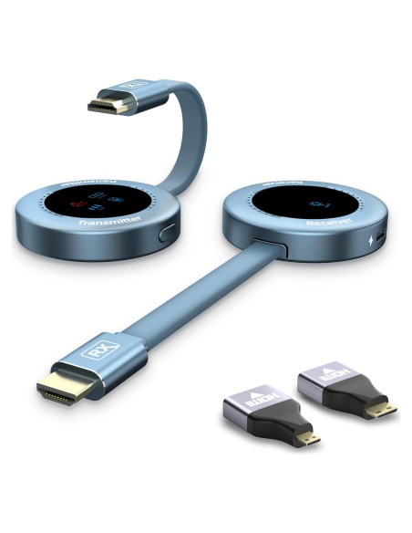 Transmisor y receptor HDMI inalámbrico BRAIDOL TR300 4K 30m Transmisor y receptor HDMI inalámbrico BRAIDOL TR300 4K 30m