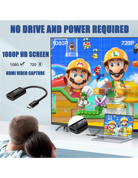 Tarjeta de Captura de Video Guermok 4K HDMI USB 3.0 1080P Tarjeta de Captura de Video Guermok 4K HDMI USB 3.0 1080P