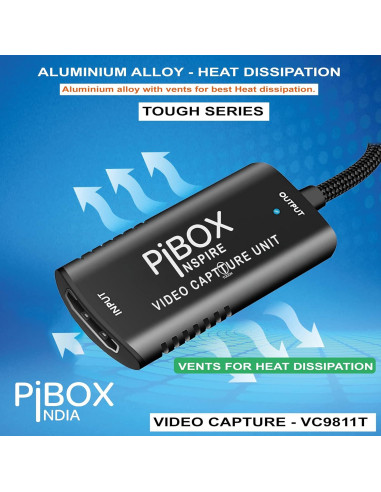Tarjeta de Captura de Video PiBOX India HDMI a USB 3.0 1080P
