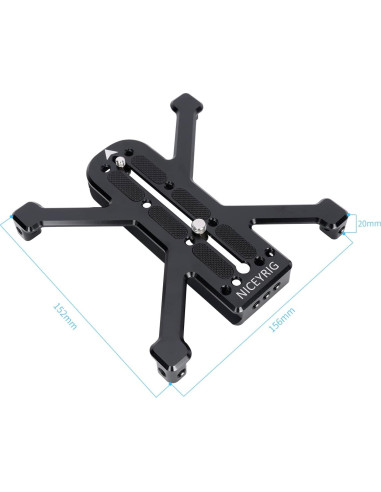 Placa de liberación rápida NICEYRIG para Manfrotto 500/501/577/701