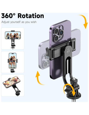 Trípode KAZTORY 132 cm para Teléfono y Selfie Stick