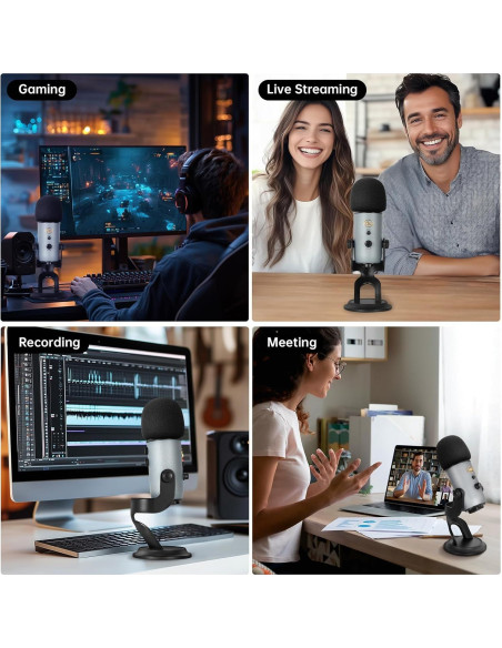 Filtro Pop Espuma Negra para Micrófonos Blue Yeti y Pro Filtro Pop Espuma Negra para Micrófonos Blue Yeti y Pro