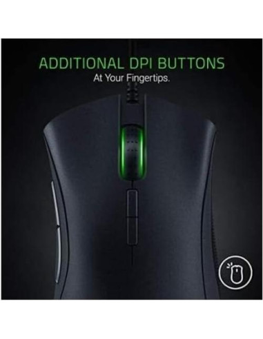 Razer DeathAdder Elite Ratón Gaming 16,000 DPI RGB Negro