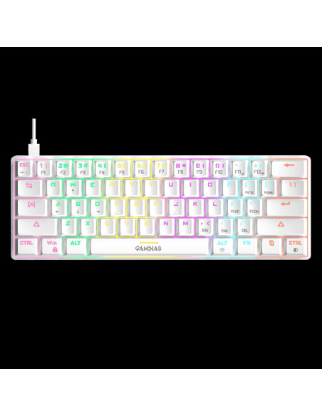 Combo Teclado Mecánico GAMDIAS Hermes E4 RGB + Ratón Ergonómico 12800 DPI + Alfombrilla Extendida Combo Teclado Mecánico GAMDIAS Hermes E4 RGB + Ratón Ergonómico 12800 DPI + Alfombrilla Extendida