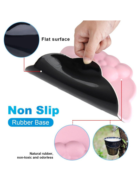 Soporte para Muñeca de Alfombrilla de Ratón WYGCH Rosa Nube Soporte para Muñeca de Alfombrilla de Ratón WYGCH Rosa Nube