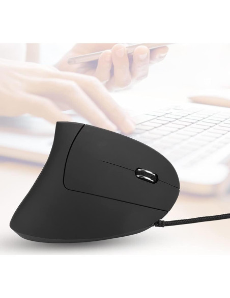 Ratón Ergonómico Vertical Vbestlife 3200 DPI USB Antideslizante Ratón Ergonómico Vertical Vbestlife 3200 DPI USB Antideslizante