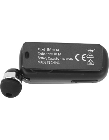 Auriculares Inalámbricos Retráctiles Yoidesu V5.2 Bluetooth Negro