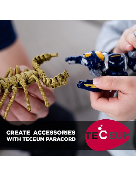 Cuerda Paracord 550 TECEUM Carmesí 304.8 m 4mm Táctica Cuerda Paracord 550 TECEUM Carmesí 304.8 m 4mm Táctica