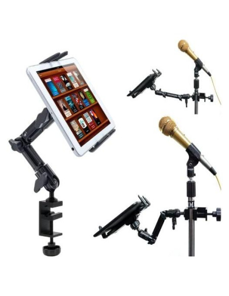 Soporte de Micrófono Ajustable ChargerCity para Tabletas 7-12" Soporte de Micrófono Ajustable ChargerCity para Tabletas 7-12"
